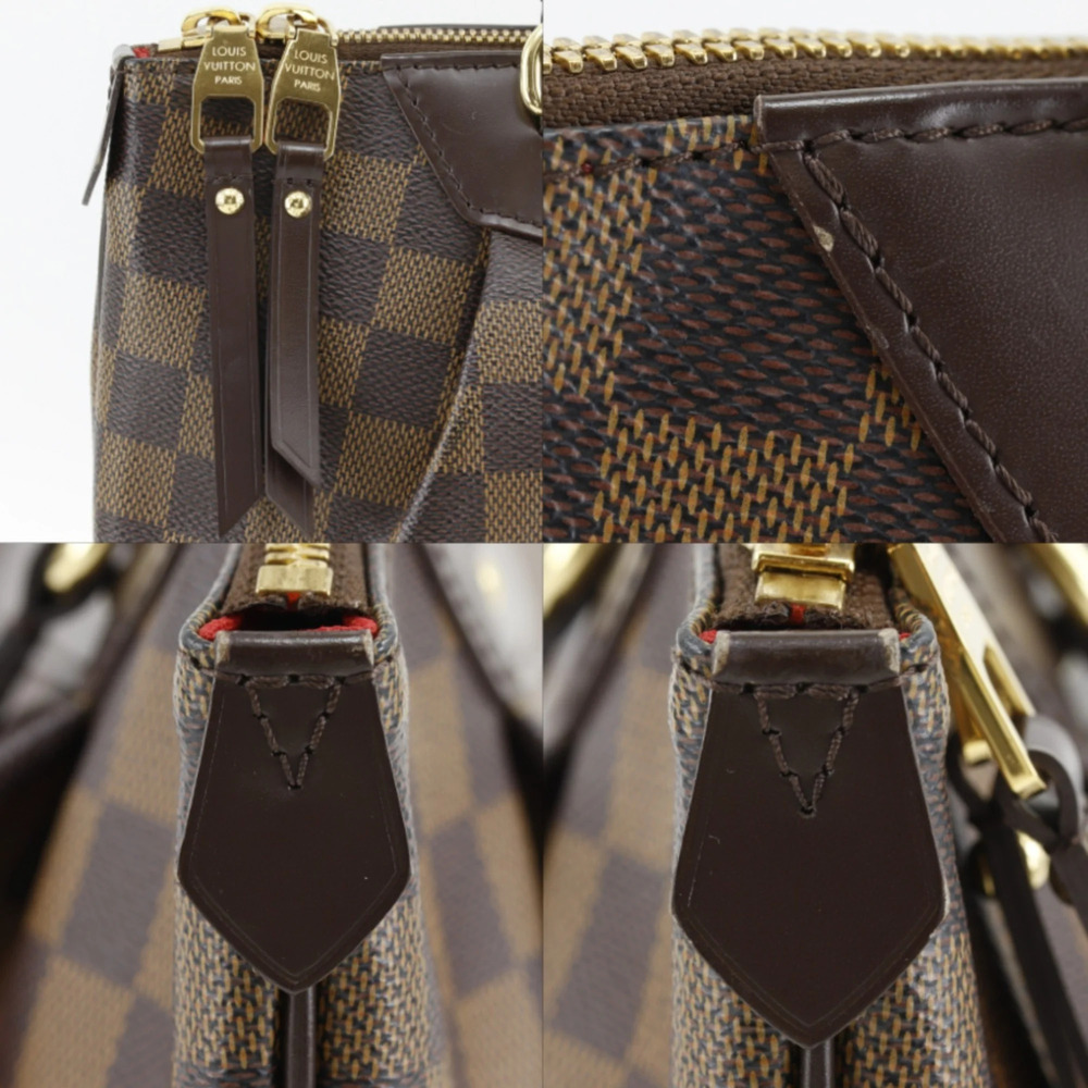 LOUIS VUITTON Authentic Brown Damier Canvas Tote Bag - Picture 12 of 16